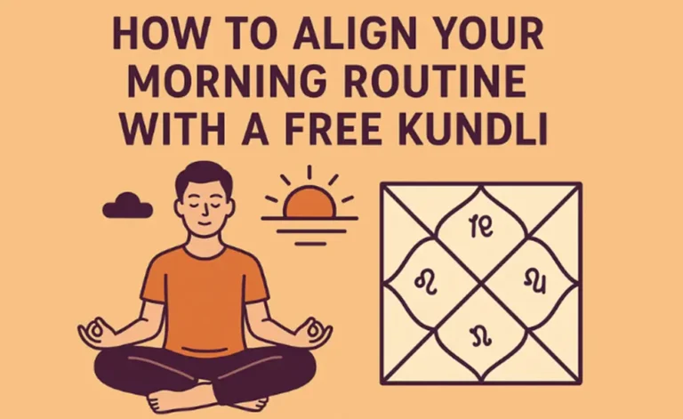 How To Align Your Morning Routine With A Free Kundli