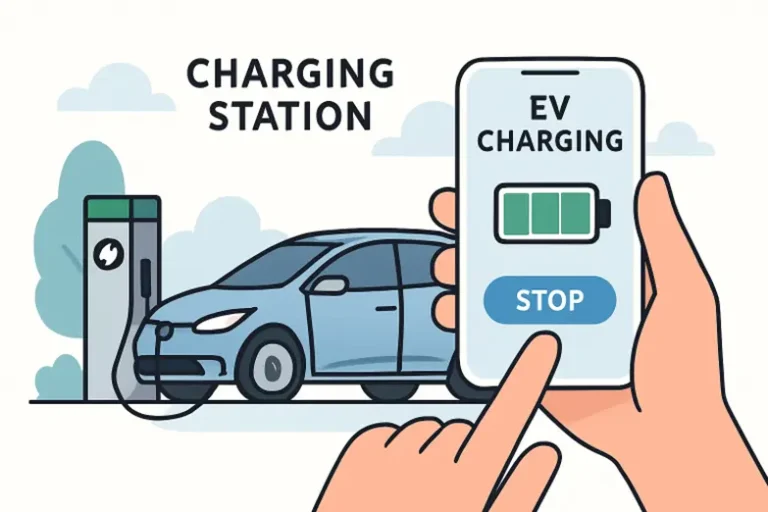 Enhancing Electric Vehicle Experience The Role of Mobile Apps in Commercial EV Charging Stations